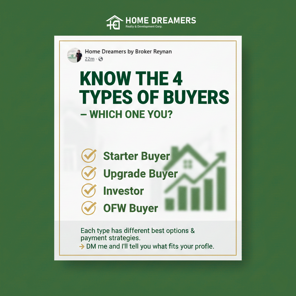 Know the 4 Types of Property Buyers: Which One Are You? 🏡