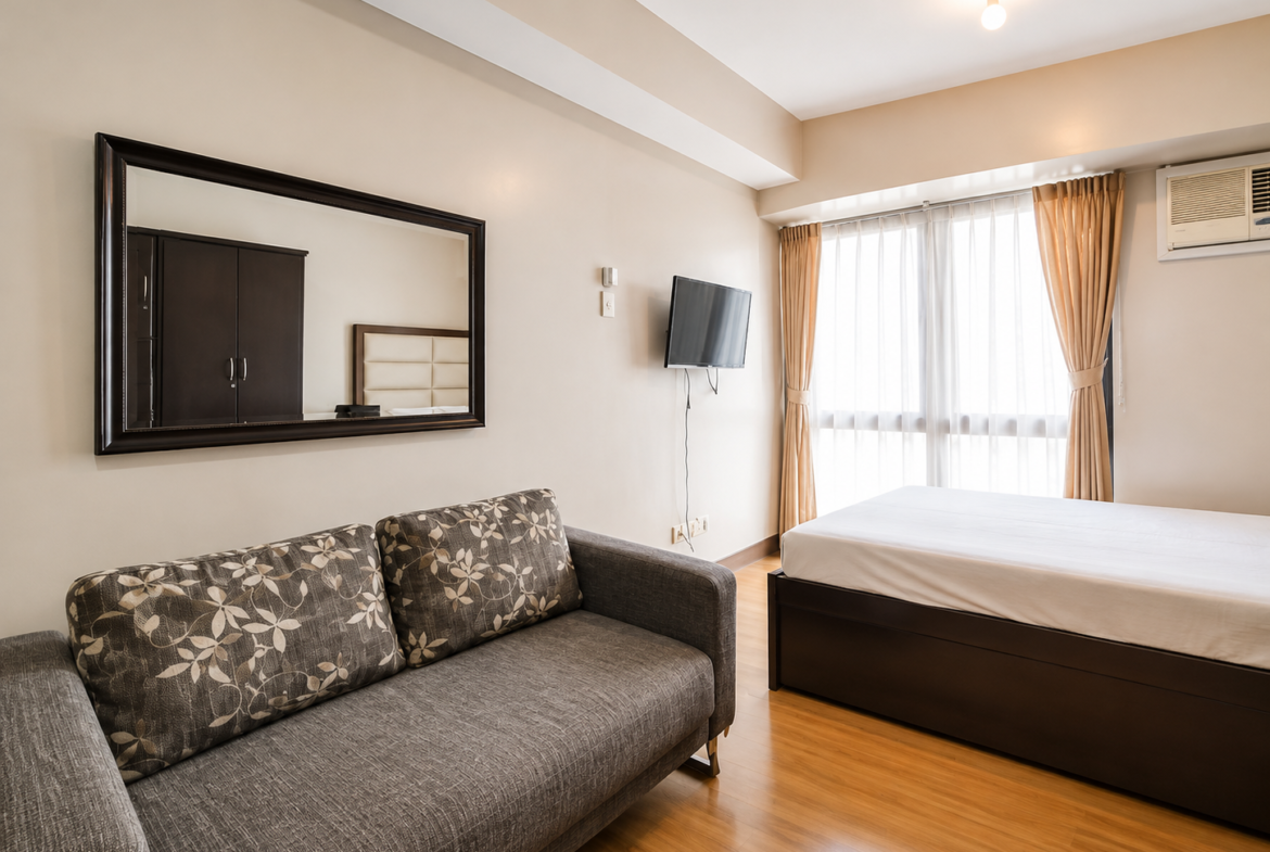 Fully Furnished Studio for Rent at Flair Towers, Mandaluyong